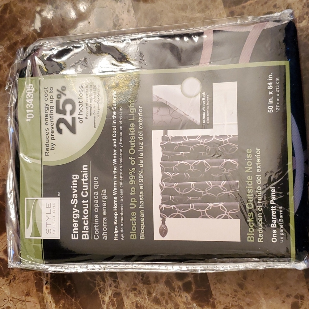 Style Selections Blackout curtain